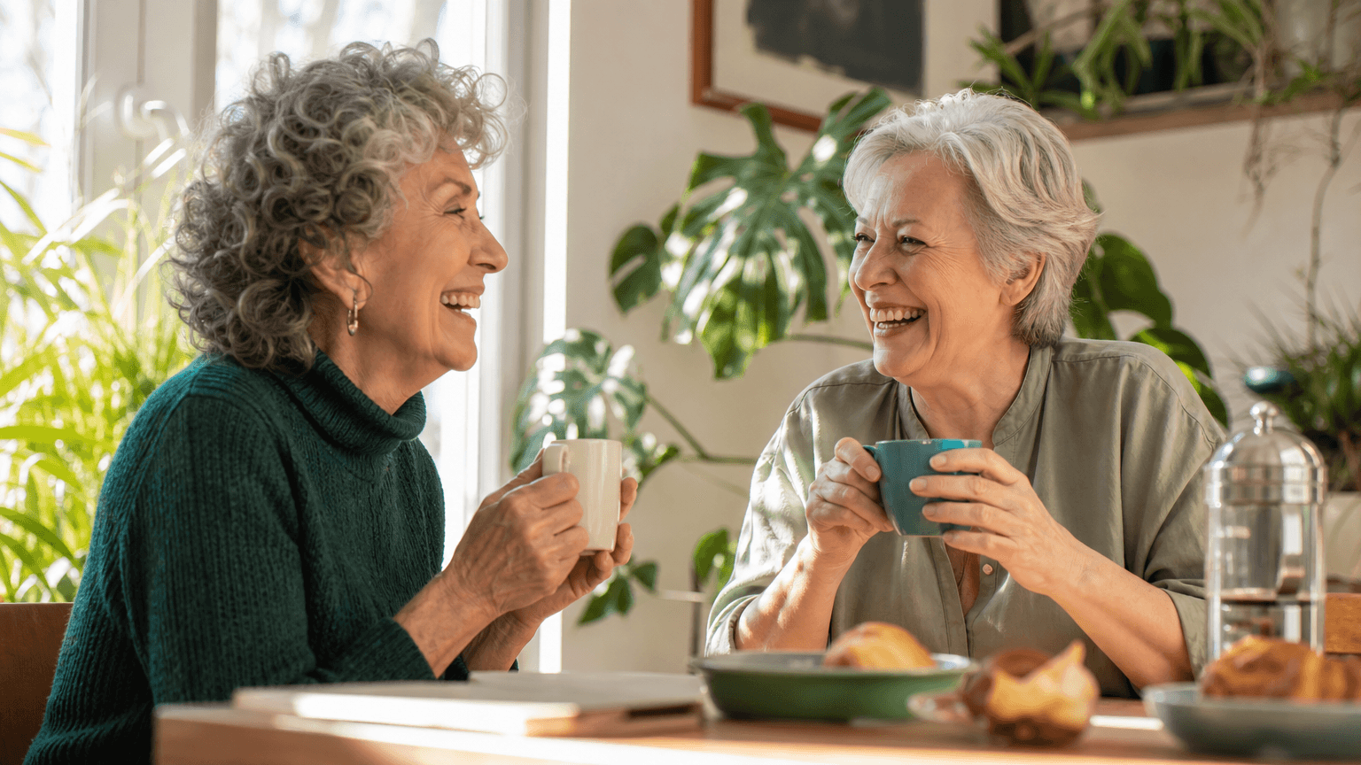 Photograph accompanying the article: 10 ways to maintain social circles in later life